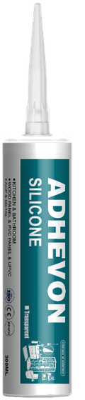 Cartouche ADHEVON Silicone neutre — Transparent
